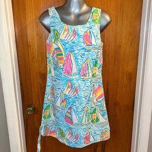 Lilly Pulitzer Delia Shift in You Gotta Regatta Sz 4